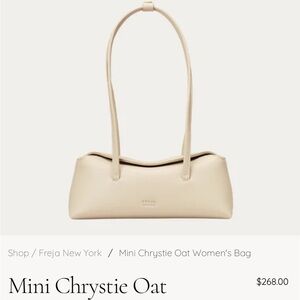 NEW IN BOX FREJA Mini Chrystie Bag in Oat - Purse